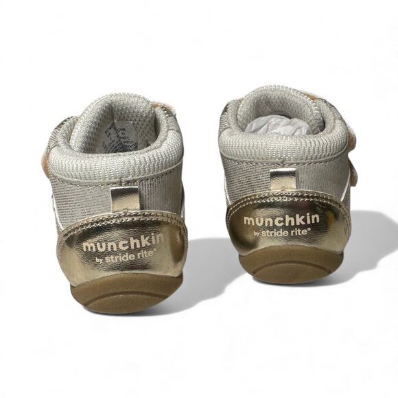 Stride Rite Bennett First Walker Bootie Infant Toddler Shoes Size 3 Soft Motion - Picture 7 of 9